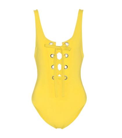 Mara Hoffman Lace-up Swimsuit
