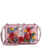 Dolce & Gabbana Dolce Box Embellished Leather Bag