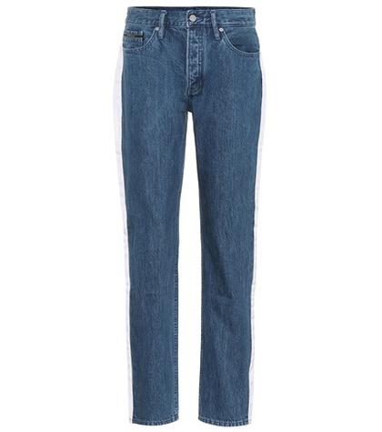Valentino High-waisted Taped Jeans