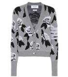 Thom Browne Intarsia Wool Cardigan
