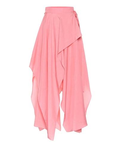Tod's Asymmetric Midi Wrap Skirt