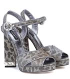 Dolce & Gabbana Leopard-print Platform Sandals