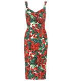 Dolce & Gabbana Floral Cady Bustier Dress