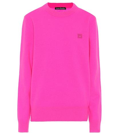 Acne Studios Nalon S Face Wool Sweater