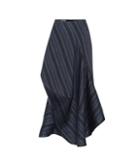 Acne Studios Suse Striped Wool-blend Skirt