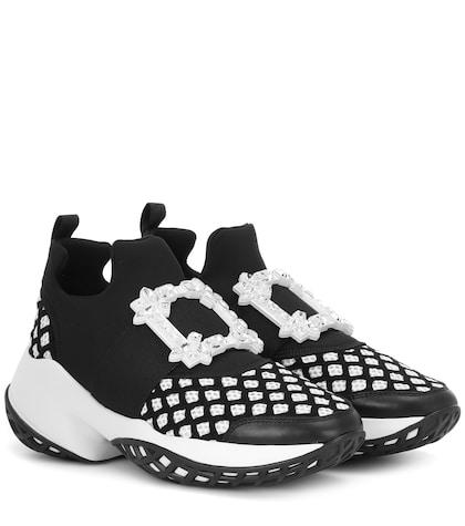 Petar Petrov Viv' Run Strass Buckle Sneakers