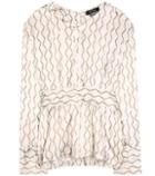 Isabel Marant Siasi Printed Silk-satin Blouse