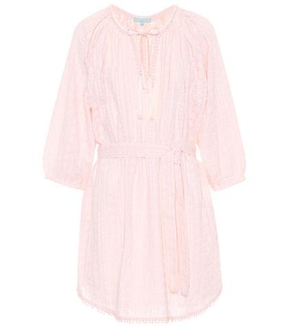 Jimmy Choo Alicia Embroidered Cotton Dress