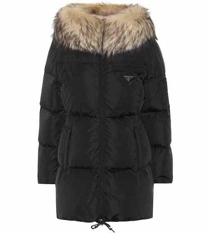 Saks Potts Fur-trimmed Quilted Down Jacket