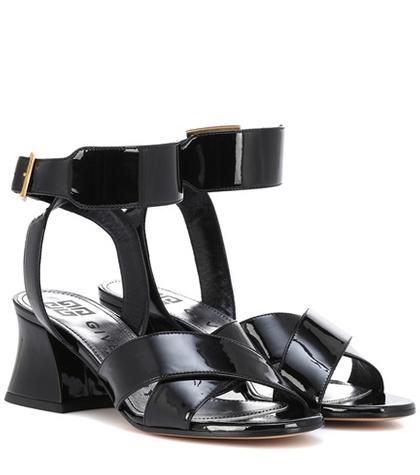 Mansur Gavriel Patent Leather Sandals