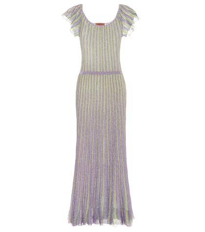 Missoni Striped Lamé Maxi Dress