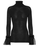 Philosophy Di Lorenzo Serafini Lace-trimmed Turtleneck Top