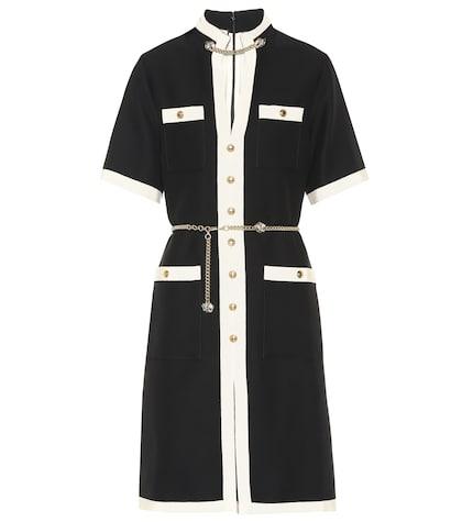 Gucci Wool And Silk Minidress