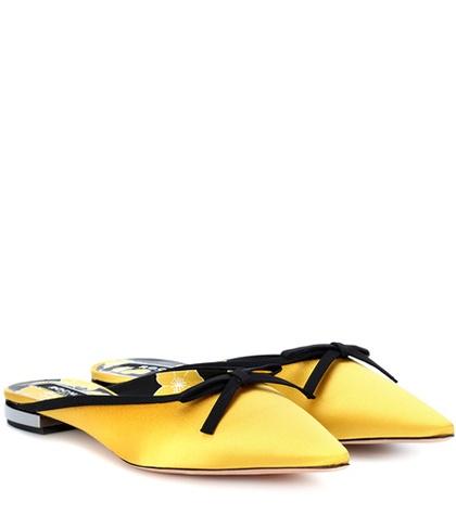 Rochas Satin Slippers