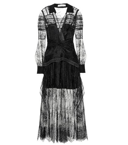 Self-portrait Lace Shirt Dress