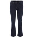 Alexander Mcqueen Selena Bootcut Cropped Skinny Jeans