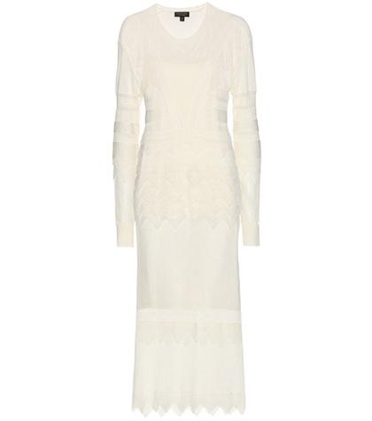 Burberry Knitted Lace Column Dress