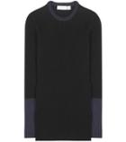 Victoria Beckham Knitted Cotton-blend Sweater