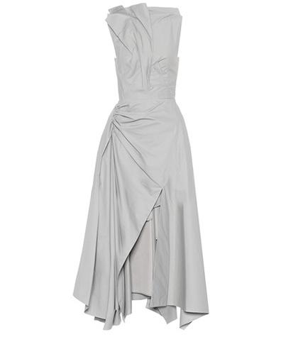 Johanna Ortiz Animalia Cotton-blend Sleeveless Dress