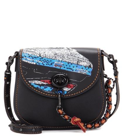 Proenza Schouler Car Embellished Turnlock Saddle Bag