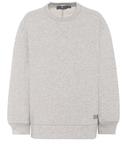 Adidas By Stella Mccartney Oversized Cotton-blend Sweater