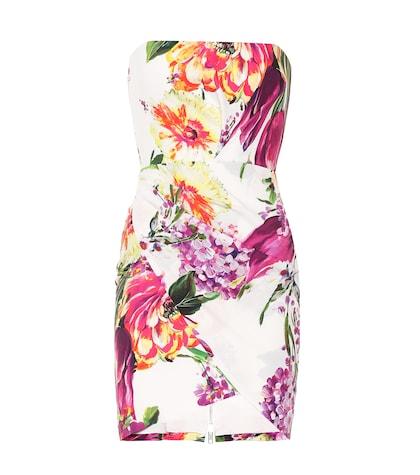 Alex Perry Caine Floral Crêpe Minidress