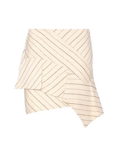 Isabel Marant Kimura Linen And Wool Skirt