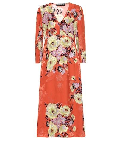 Etro Floral Silk-blend Jacquard Dress