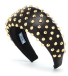 Prada Studded Leather Headband