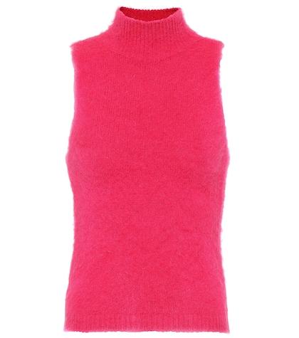 Versace Mohair-blend Sleeveless Top