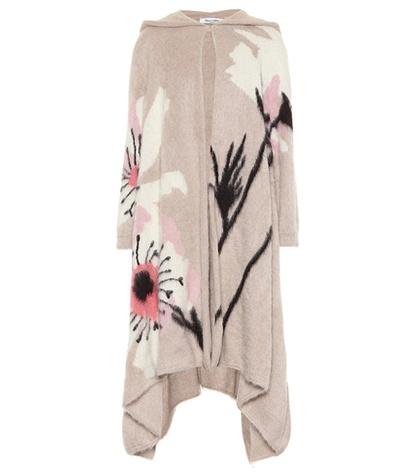 Valentino Embellished Mohair-blend Coat