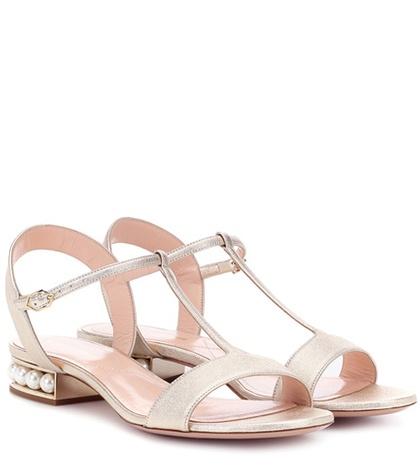 Nicholas Kirkwood Casati Pearl Leather Sandals