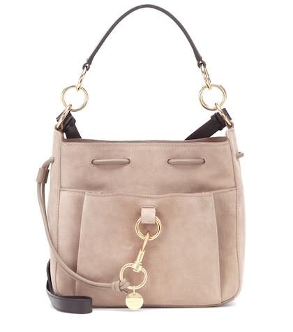 See By Chlo Tony Small Suede Bucket Bag