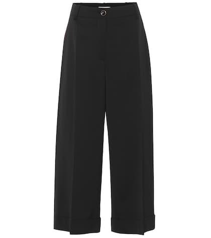 Valentino Wide-leg Wool Pants