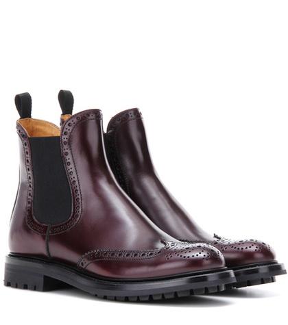 T By Alexander Wang Aura Leather Chelsea Boots