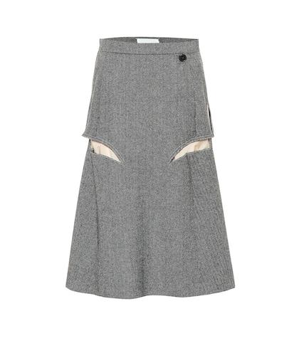 Gucci Kids Wool Midi Skirt