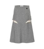 Gucci Kids Wool Midi Skirt