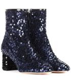 Stella Mccartney Sequinned Ankle Boots