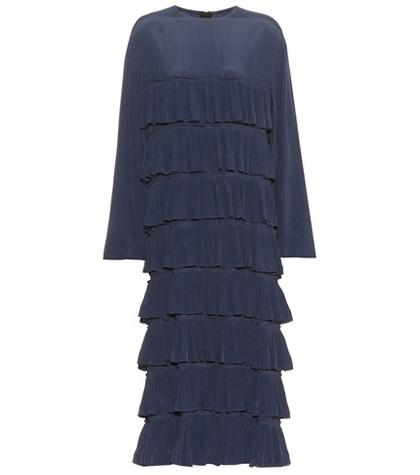 Marni Silk-blend Plissé Dress