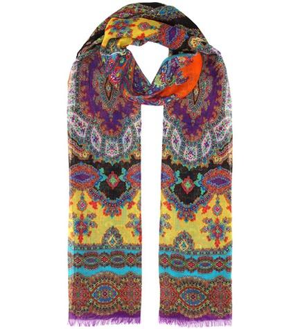 Etro Paisley-printed Cashmere Scarf