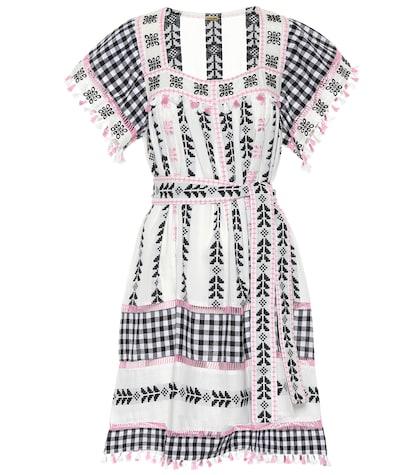 Dodo Bar Or Embellished Cotton Minidress
