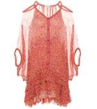Valentino Paloma Printed Silk Minidress