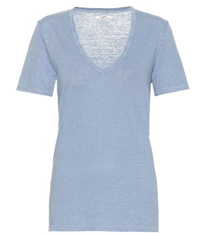 Staud Kranger Linen T-shirt