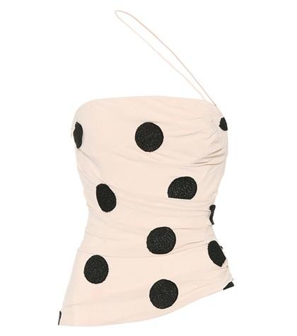 Jacquemus Le Haute Brella Polka-dot Top