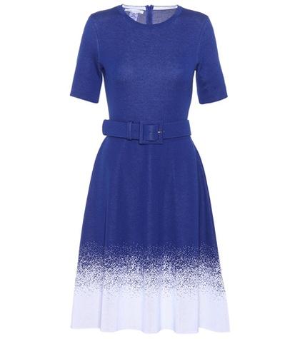 Oscar De La Renta Wool-blend Dress