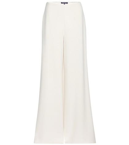 Burberry Charmain Silk Wide-leg Trousers