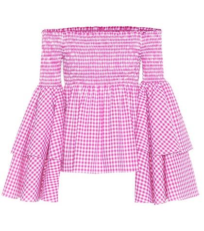 Caroline Constas Appolonia Cotton Top