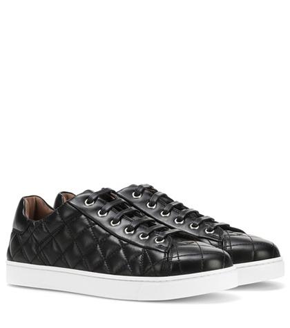 Gianvito Rossi Low Driver Leather Sneakers