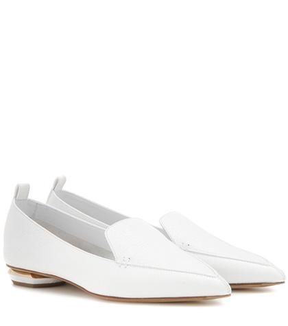 Isabel Marant Beya Bottalato Leather Loafers