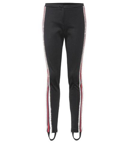 Gucci Embellished Jersey Stirrup Trousers